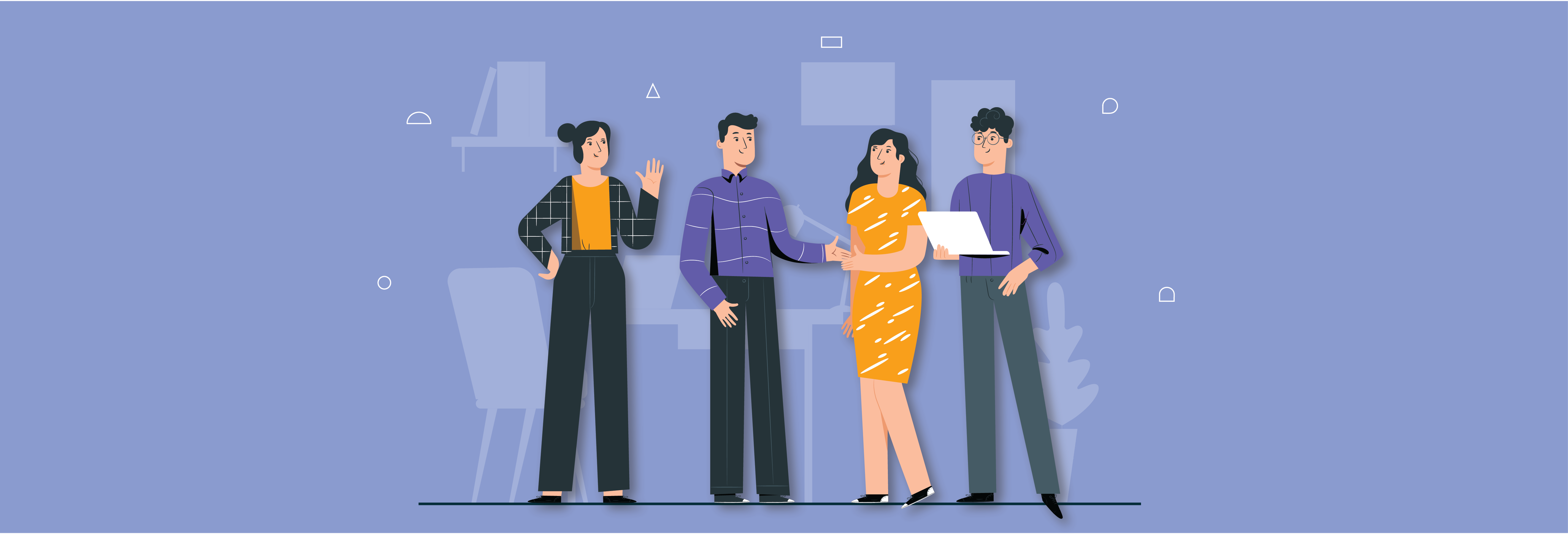 Engaged employees after a successful new employee onboarding process